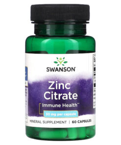 Swanson, Zinc Citrate, 30 mg, 60 Capsules
